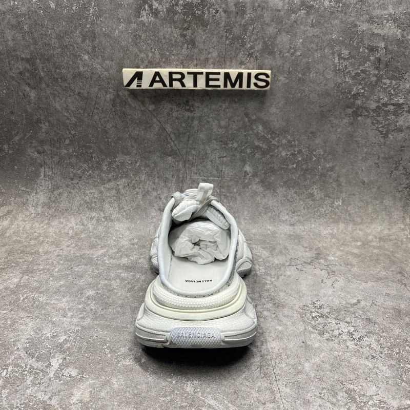Balenciaga 3XL Mule Sneakers in Silver