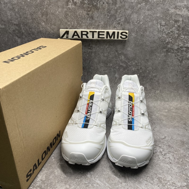 Salomon White XT-6 Sneakers