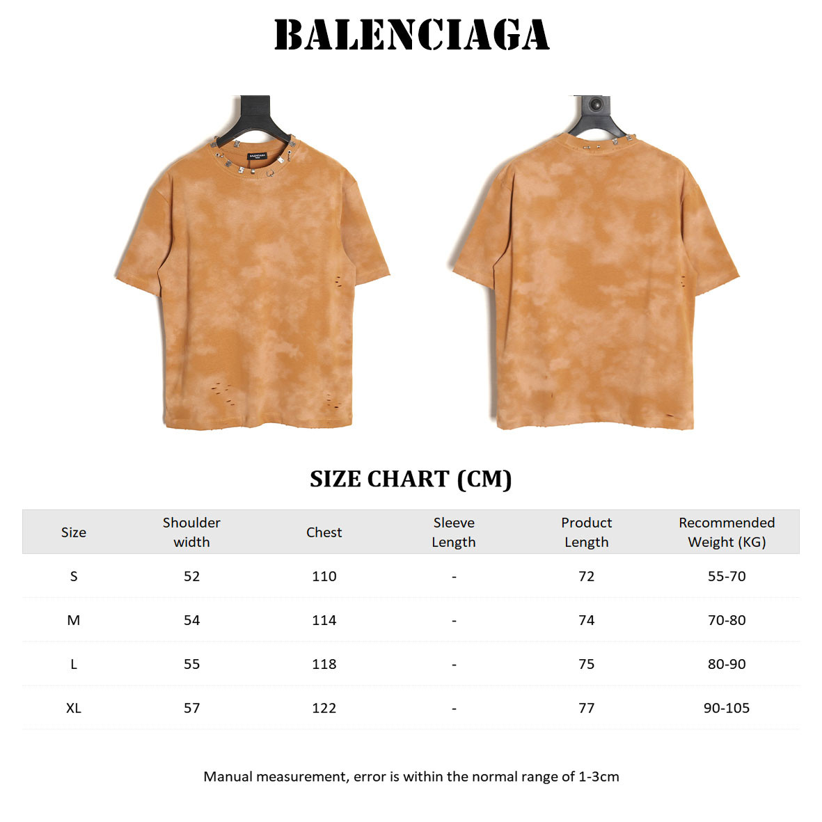 Balenciaga 23ss Short-sleeved T-shirt