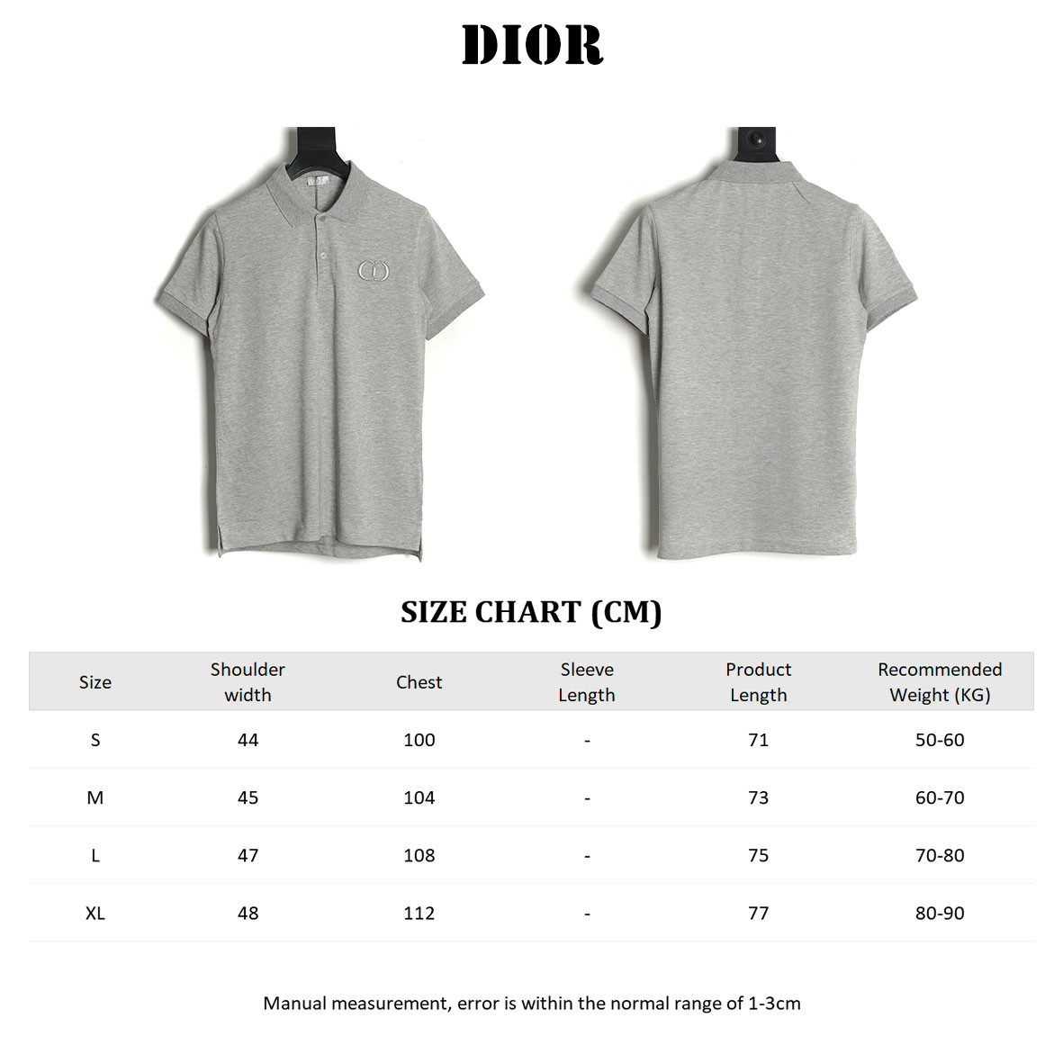 Dior 22ss Short-sleeved Polo shirt