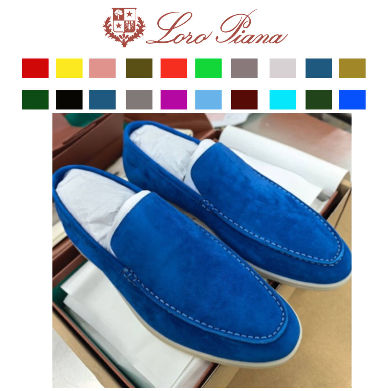 UA Loro Piana Summer Walk Loafers (Custom Colors - 7-10 Days Production Time)