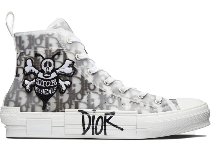 Dior And Shawn B23 High Top Bee Embroidery