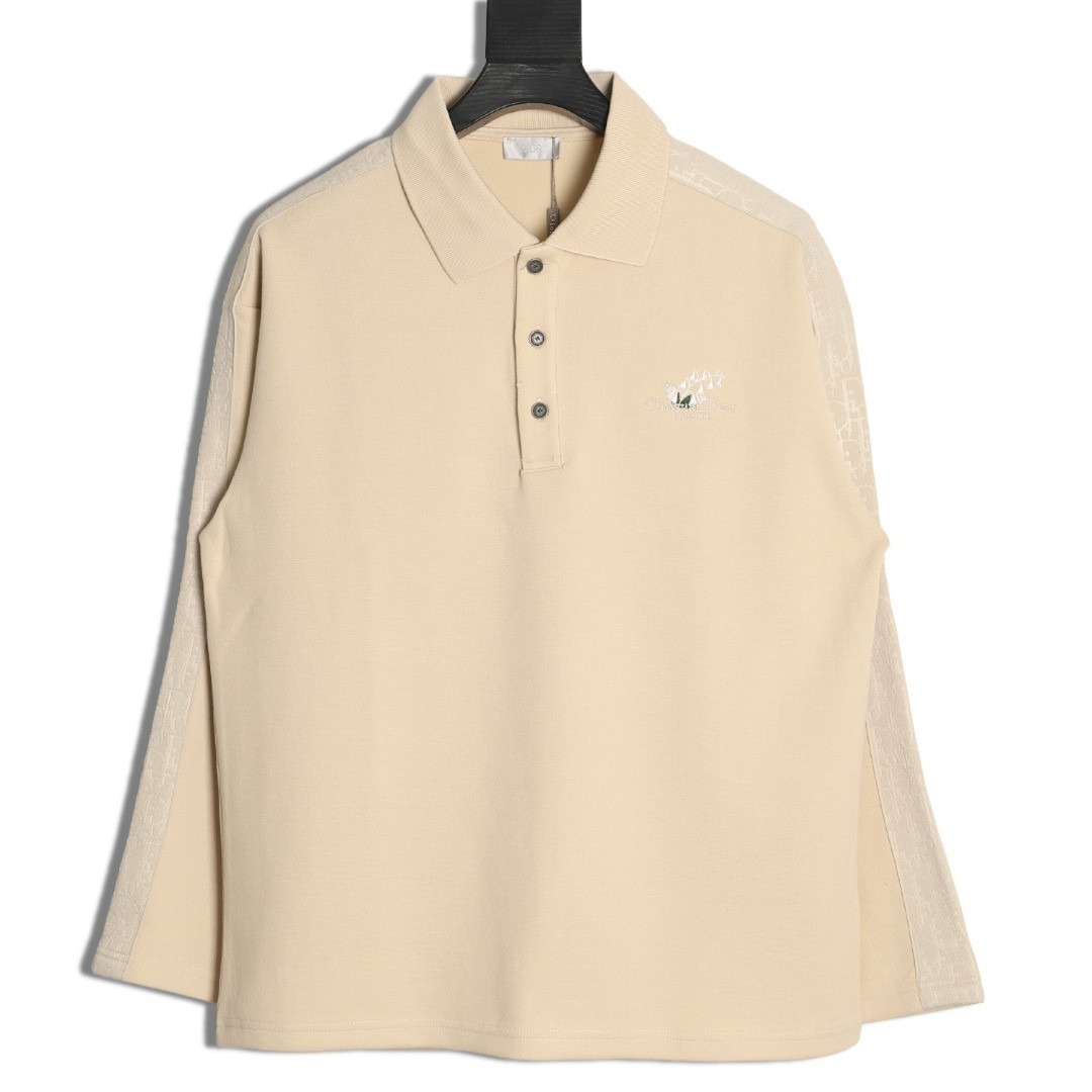 DIOR Long-sleeved Polo Shirt