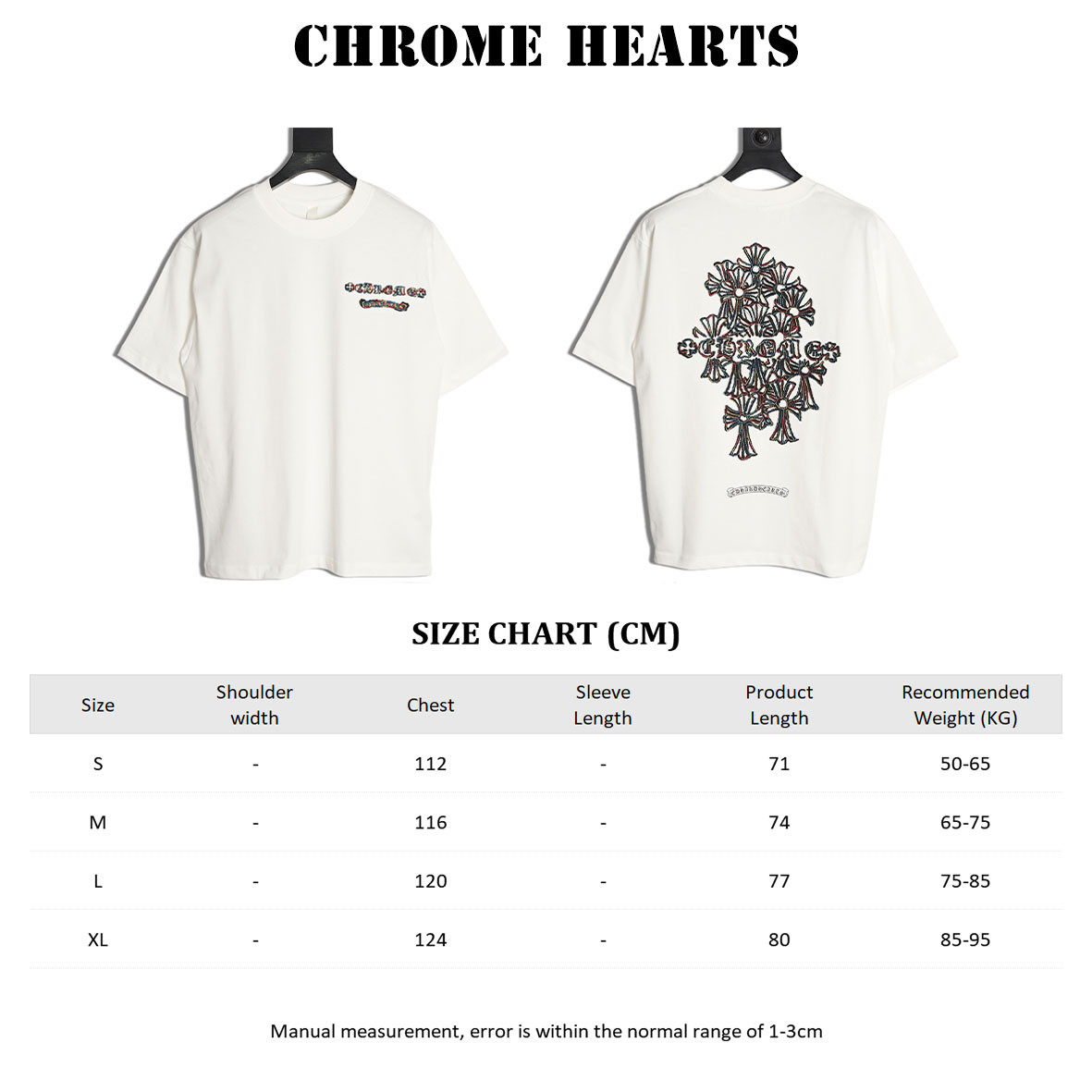 Ch*0me He**ts 25ss short-sleeved t-shirt