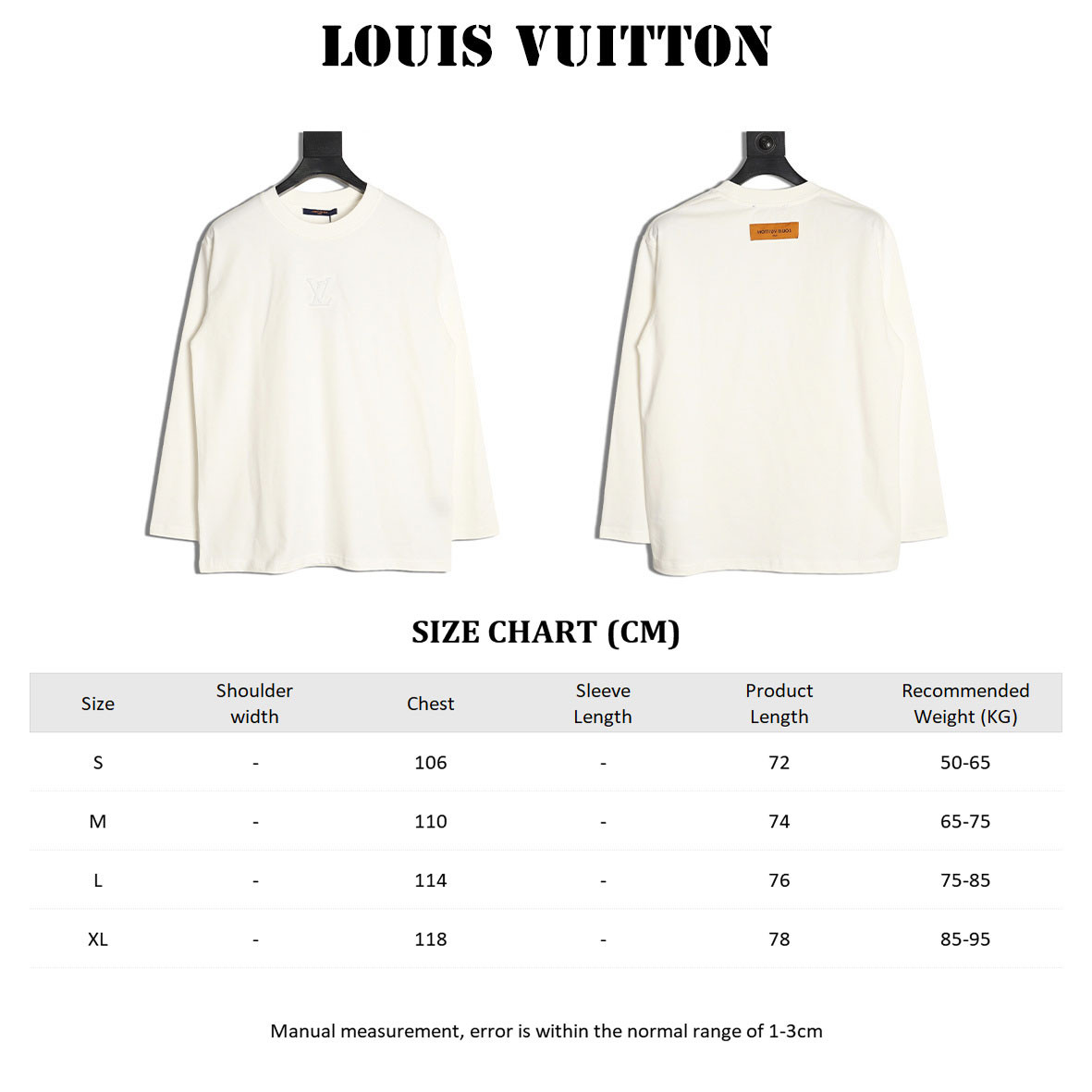 Louis Vuitton Long-sleeved T-shirt