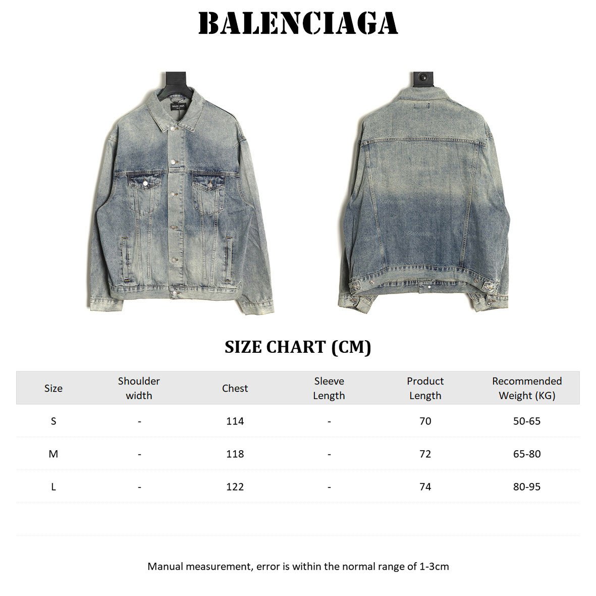 Balenciaga Denim Coats