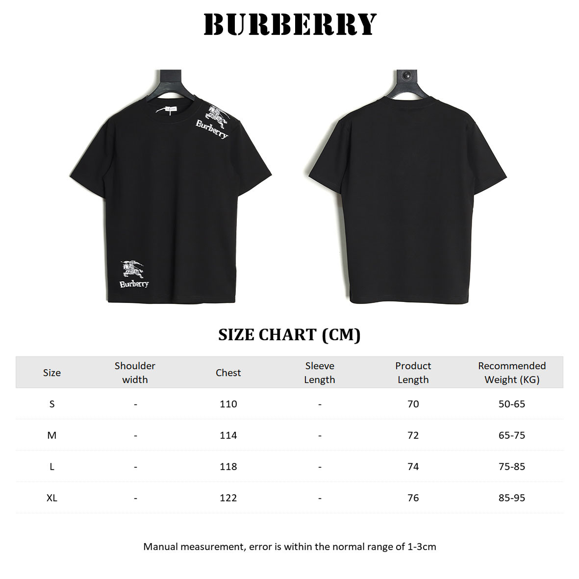 Burberry 25ss Short-sleeved T-shirt