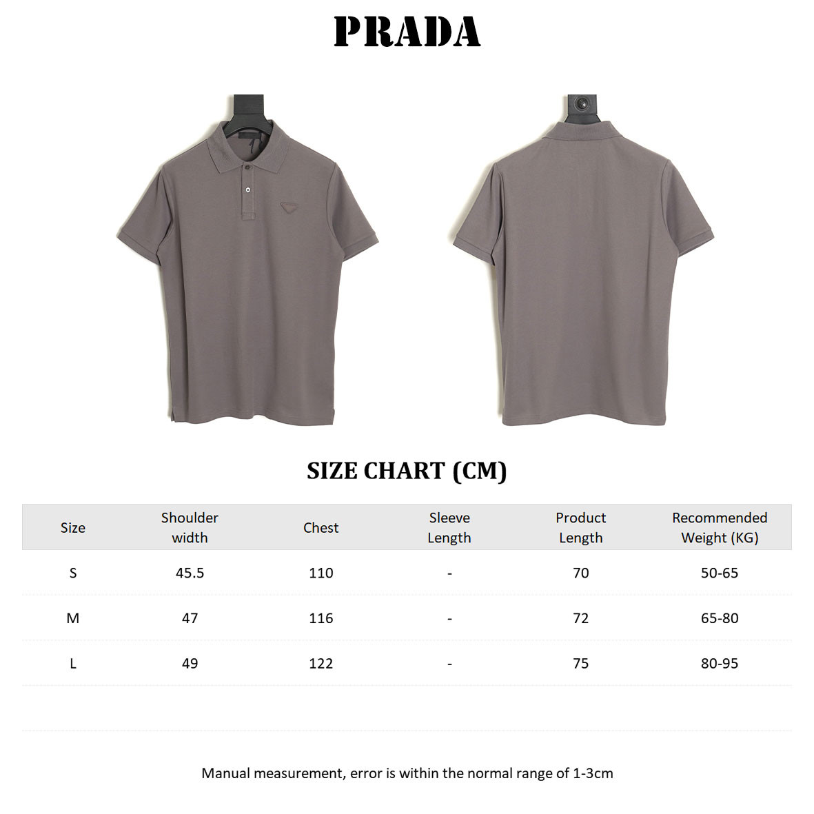 PRADA PRD Short-sleeved Polo shirt