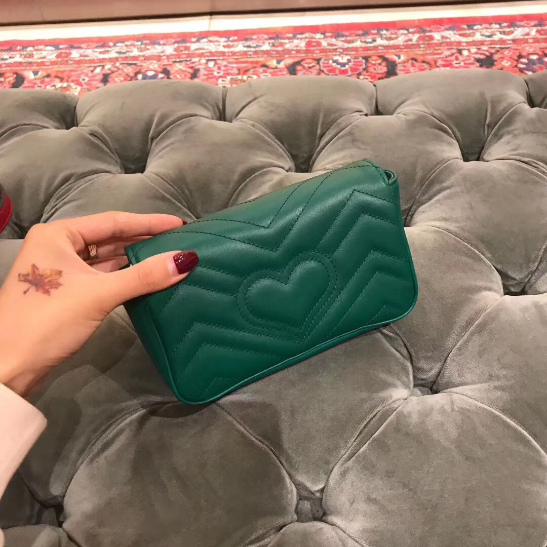 GG Marmont matelasse leather super mini bag