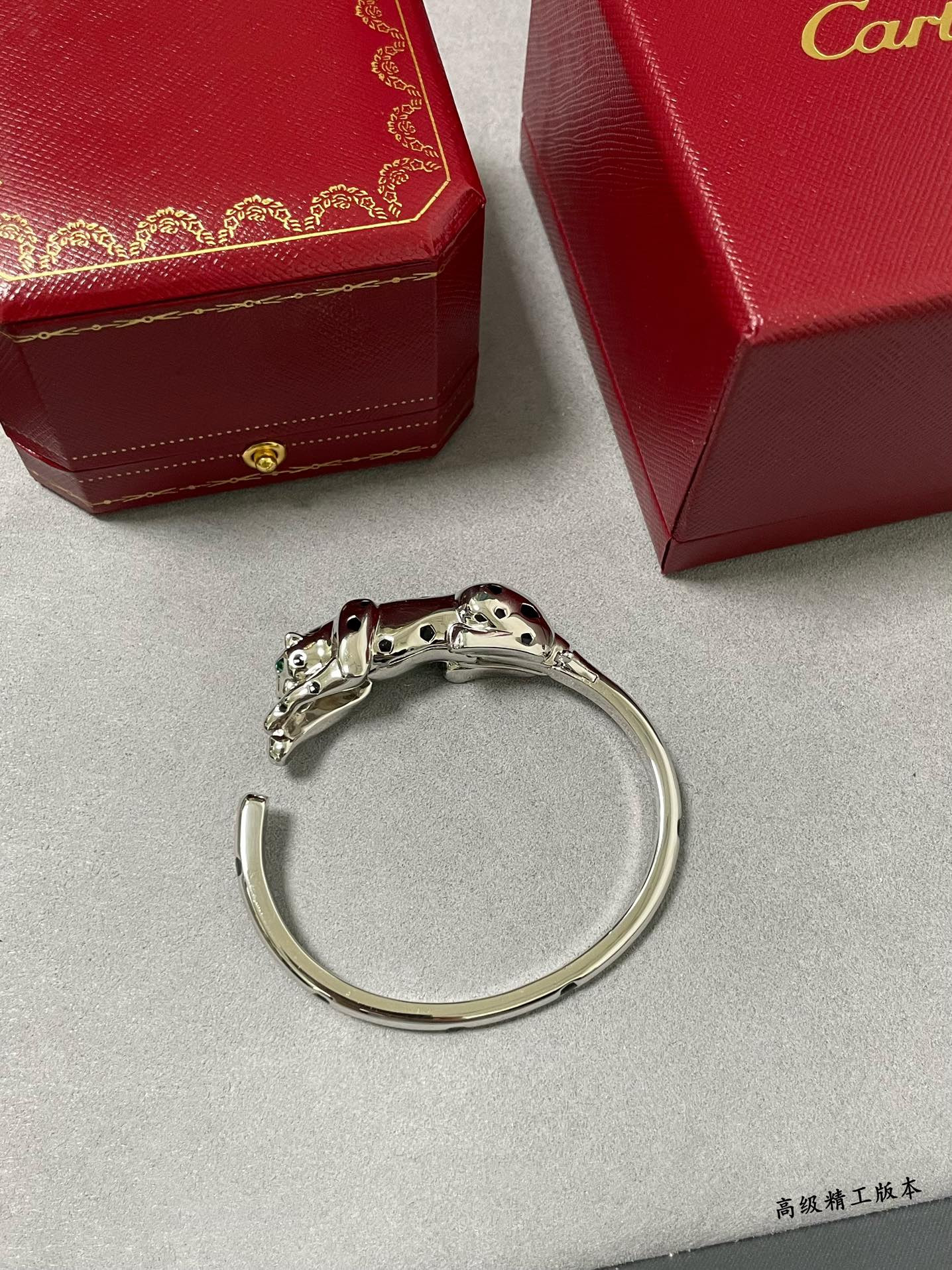 Cartier Light Gold Spotted Leopard Bracelet