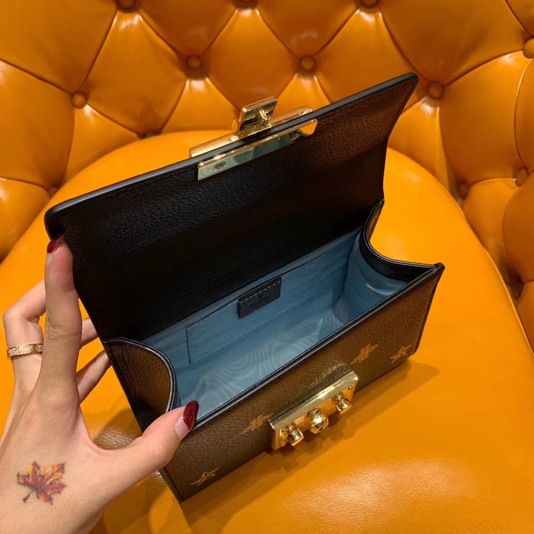 Gucci padlock shoulder bag 20cm