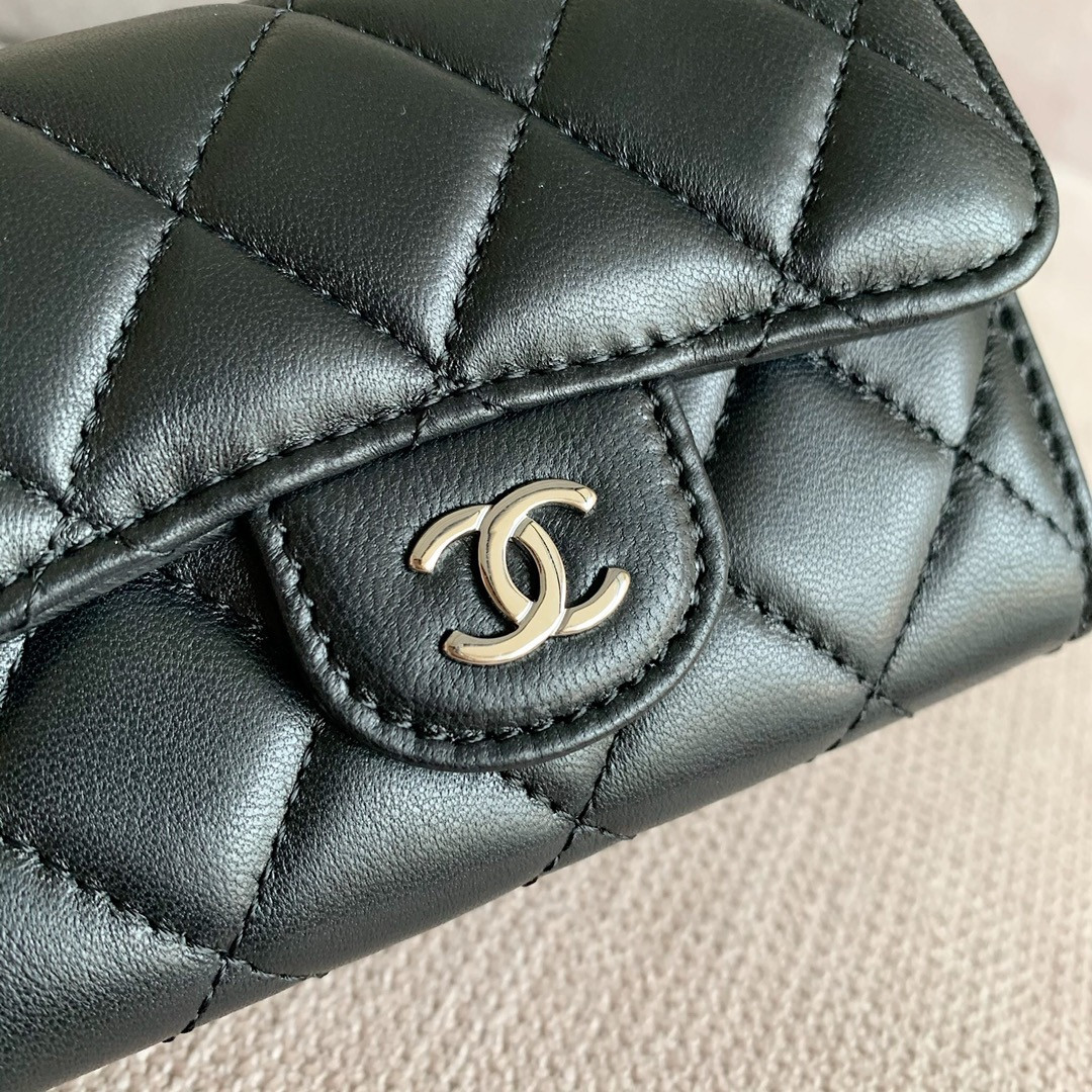 CHANEL CF CLASSIC FLAP COIN PURSE CARD HOLDER