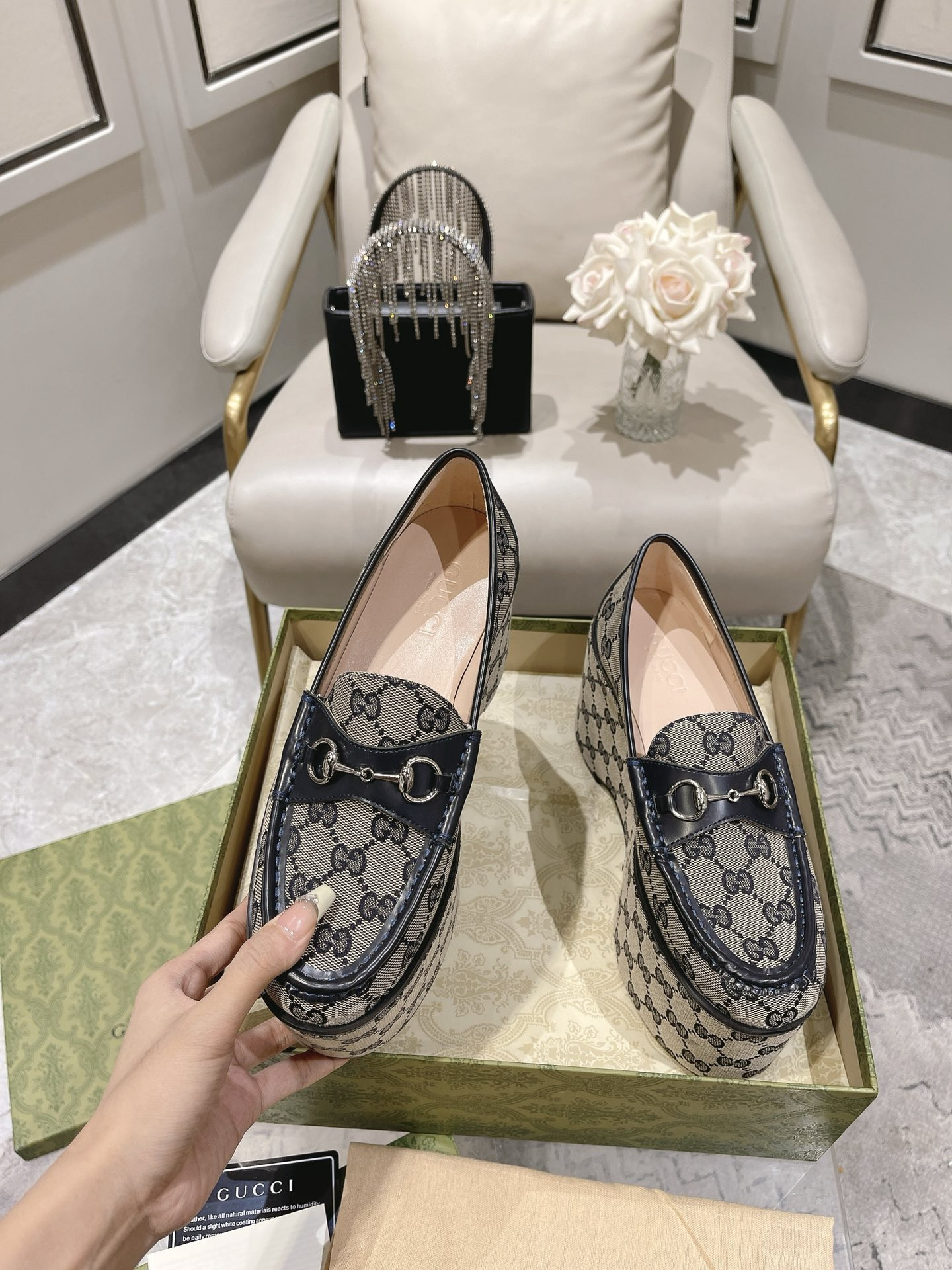 GUCCI HORSEBIT PLATFORM LOAFER