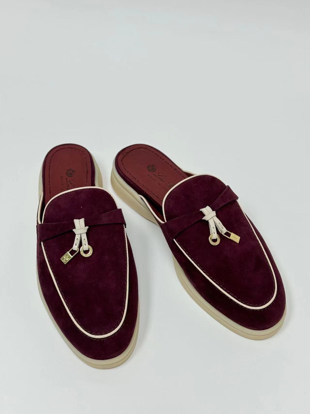 UA Loro Piana  Babouche Charms Walk Moccasin Slipper Moccasin (Customized, No return No exchange)