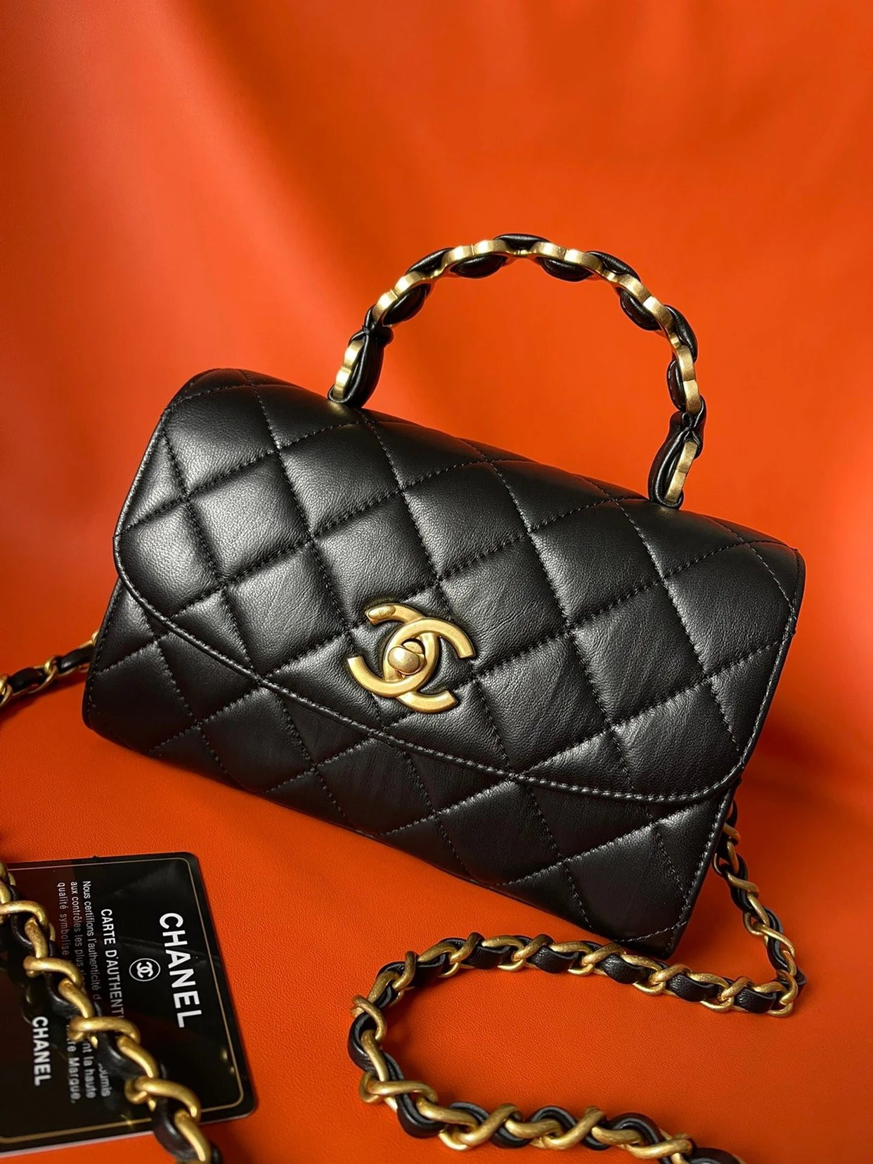 CHANEL MINI FLAP BAG 19.5CM