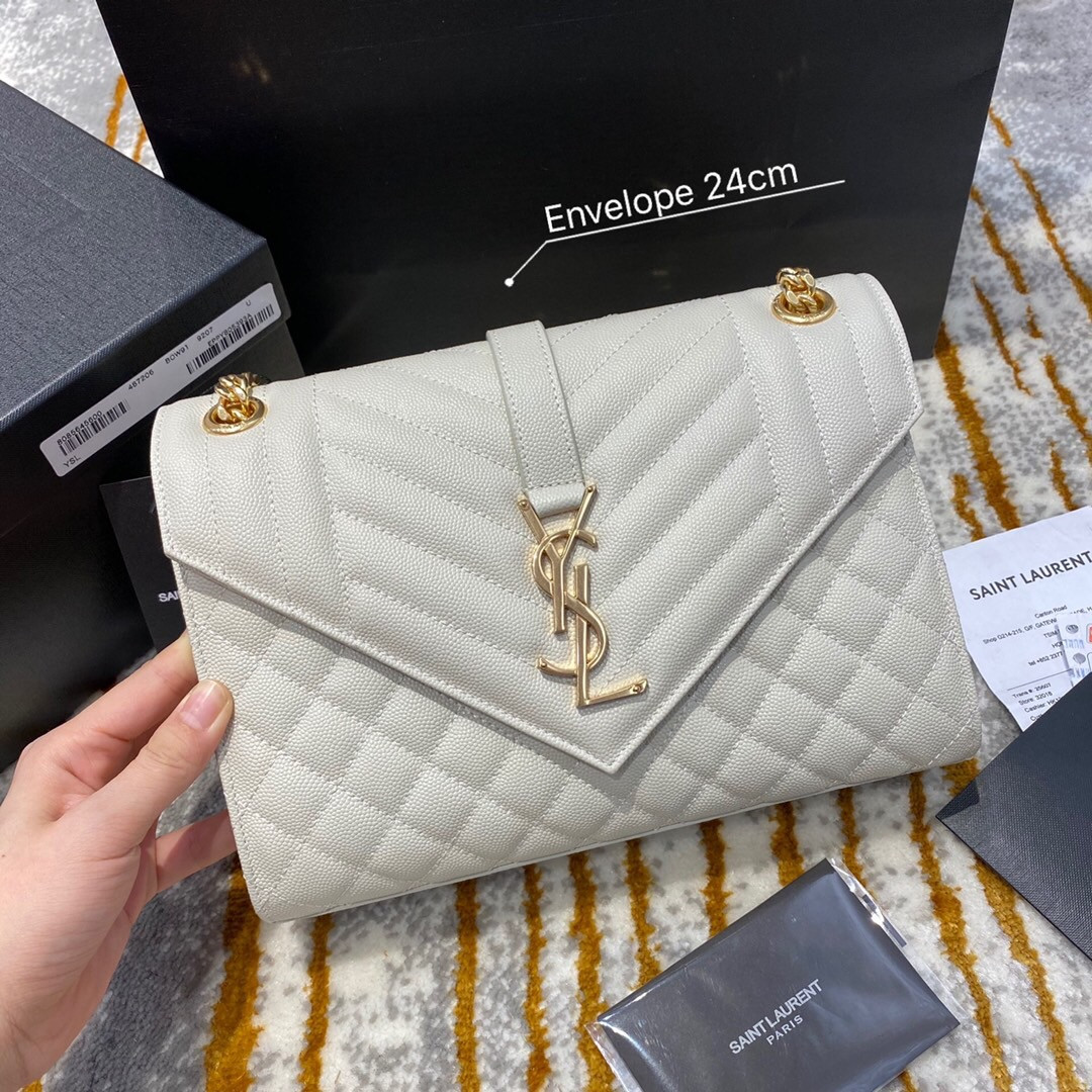 YSL Envelope medium bag 24cm
