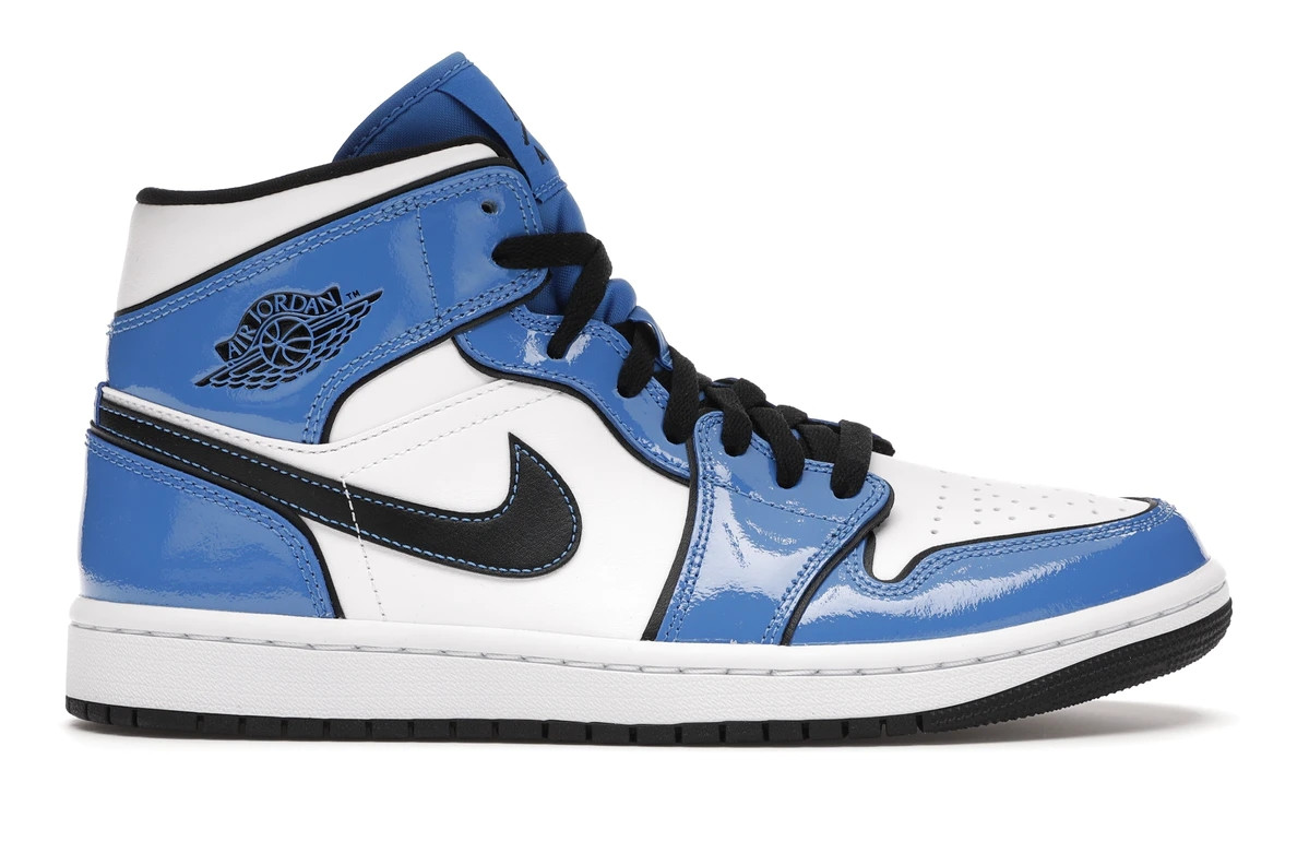 Air Jordan 1 Mid Signal Blue