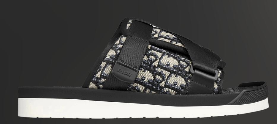 DIOR Sandal Black White