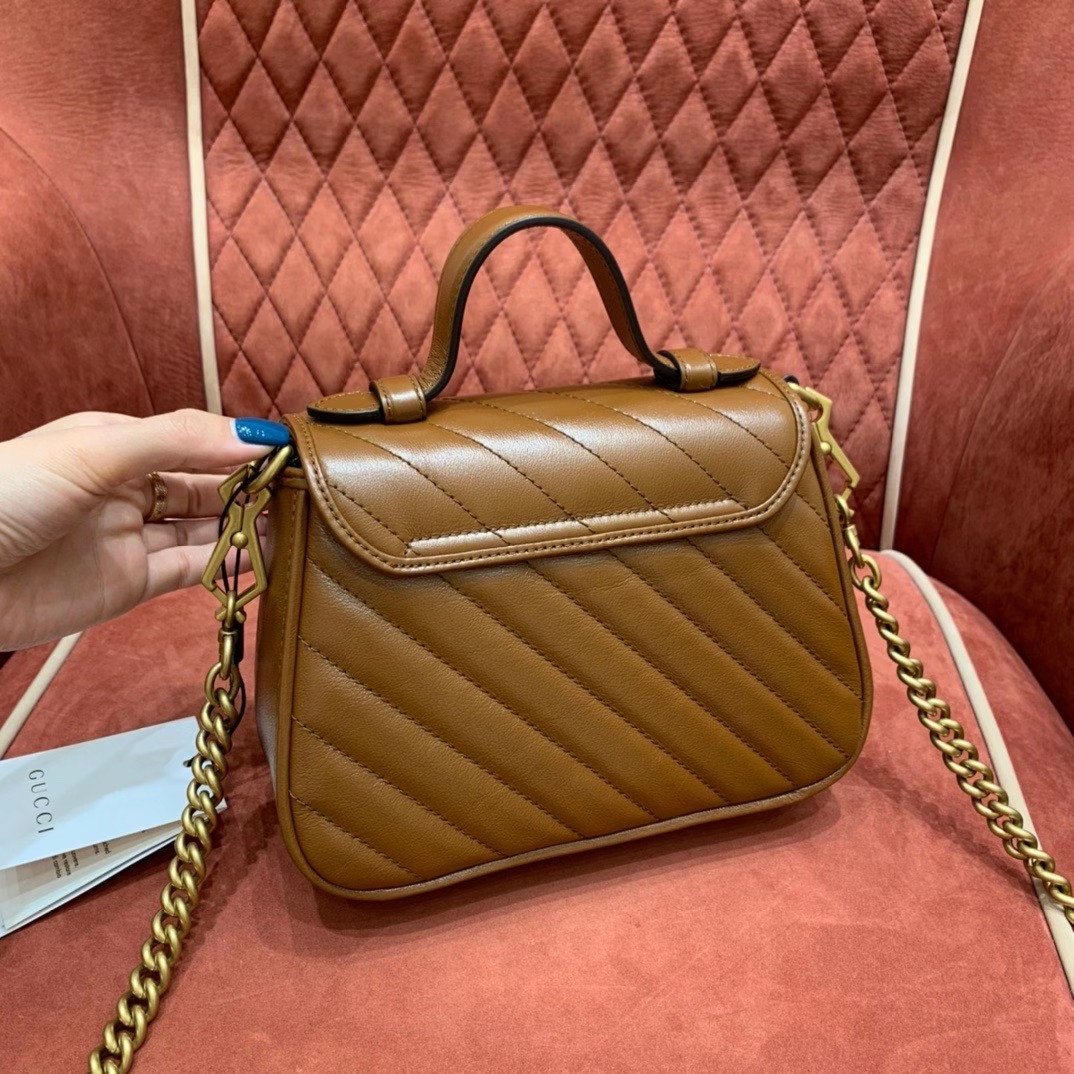Gucci GG Marmont mini top handle bag 21cm
