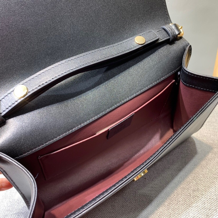 Gucci Zumi Smooth Leather Small Shoulder Bag