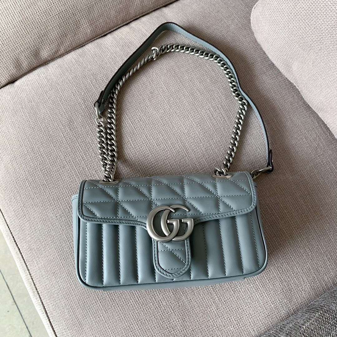 GUCCI GG Marmont mini shoulder bag 22cm