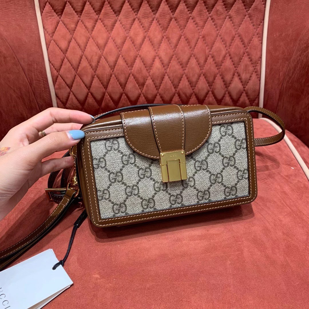 GUCCI GG mini bag with clasp closure