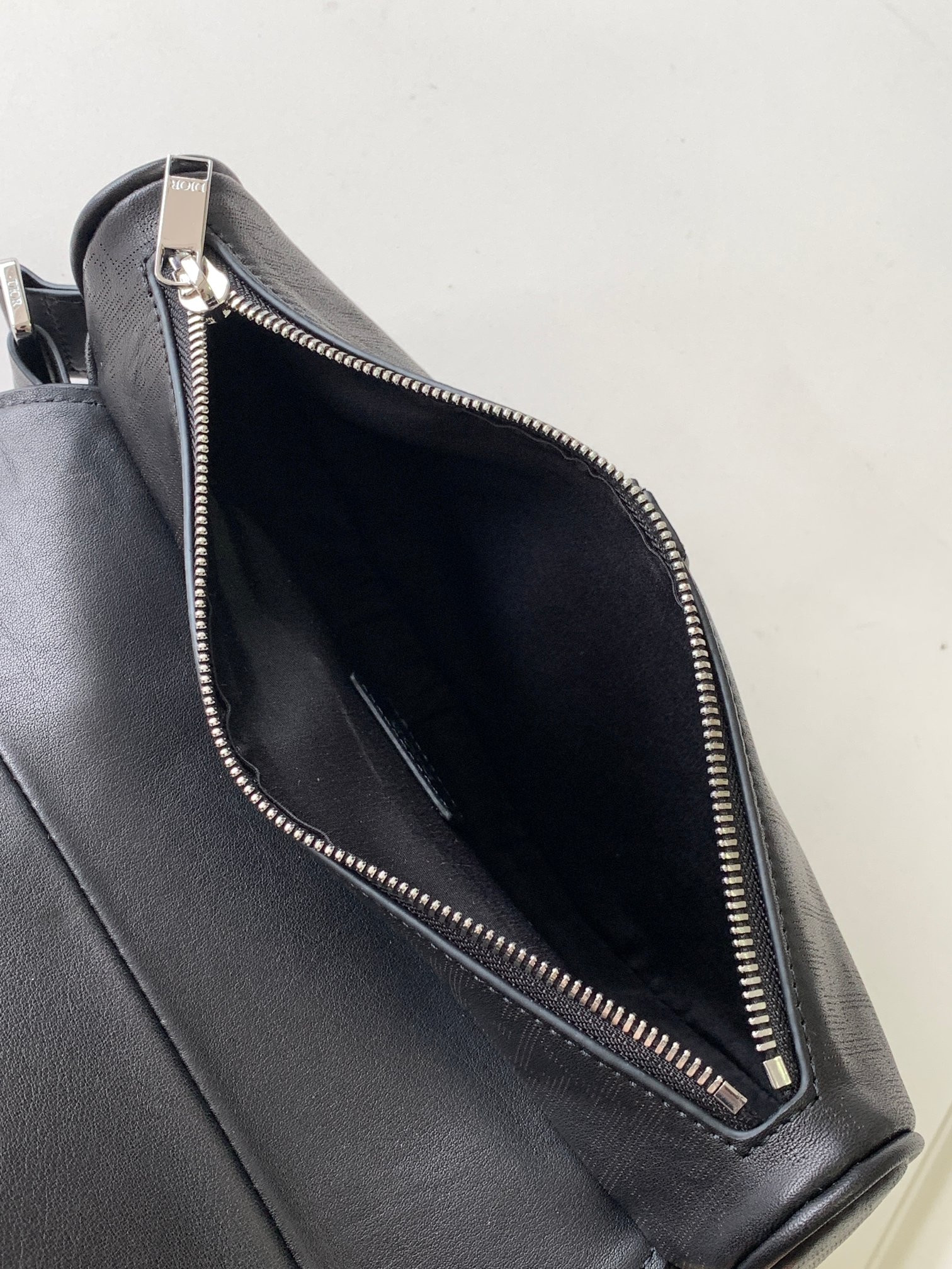 Christian Dior DIOR HOMME Bags Leather Black 26 x 19 x 4.5 cm