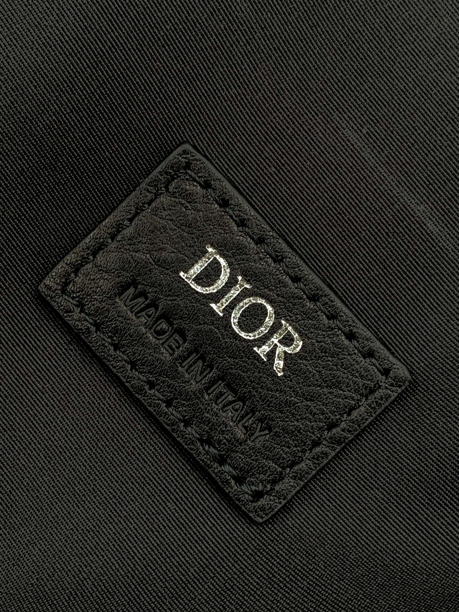Christian Dior DIOR HOMME Bags Leather Black 26 x 19 x 4.5 cm