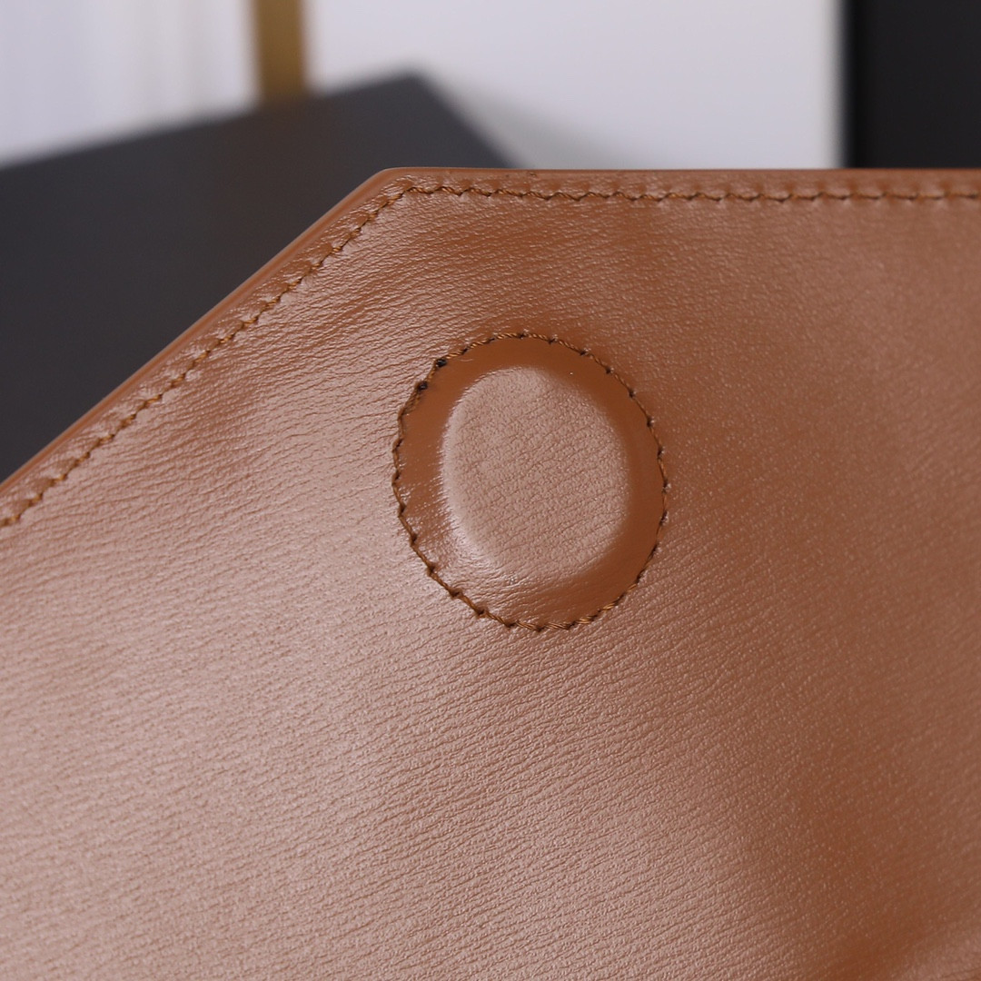 YSL UPTOWN POUCH IN CANVAS AND SMOOTH LEATHER NATURAL BEIGE 10.6 X 6.2 X 0.7 INCHES