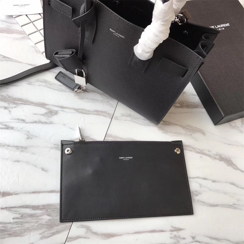 YSL SAC DE JOUR BABY IN GRAINED LEATHER