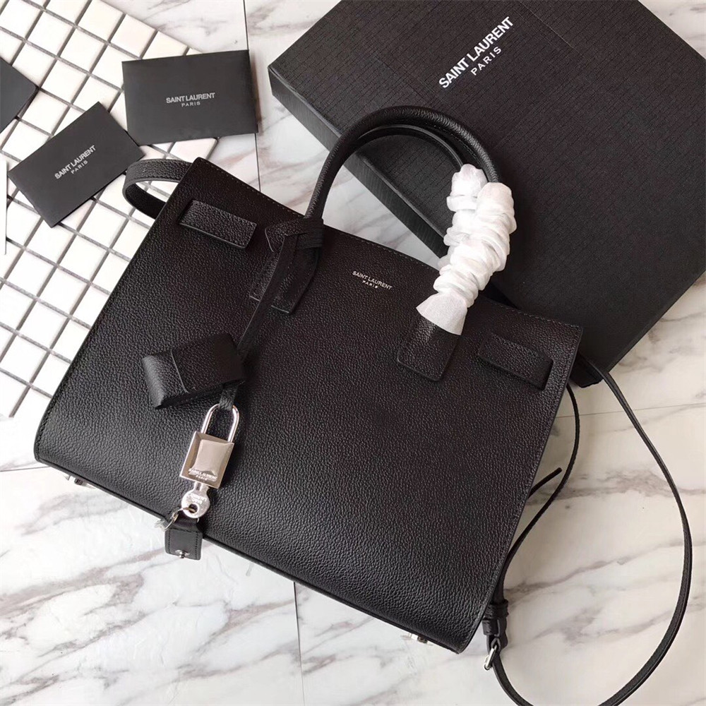 YSL SAC DE JOUR BABY IN GRAINED LEATHER