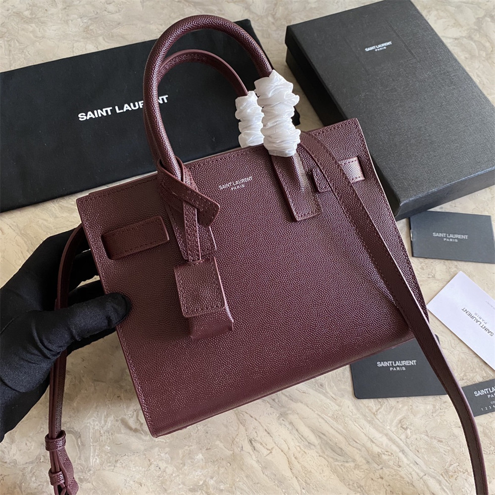 YSL SAC DE JOUR NANO IN GRAINED LEATHER