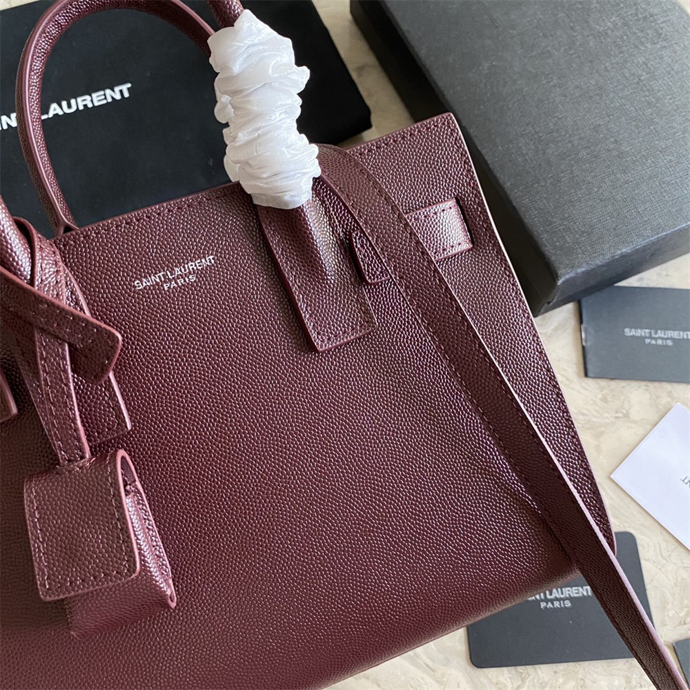 YSL SAC DE JOUR NANO IN GRAINED LEATHER