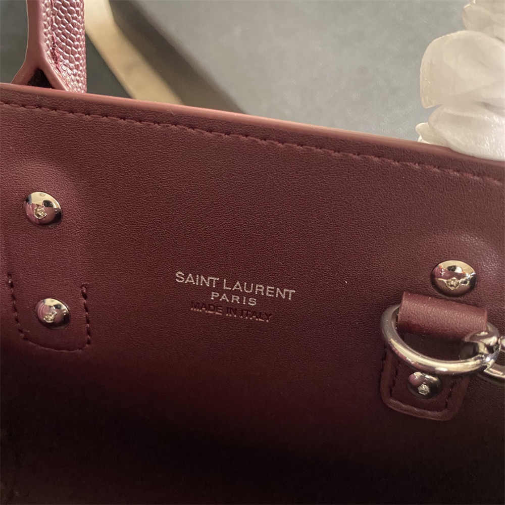 YSL SAC DE JOUR NANO IN GRAINED LEATHER