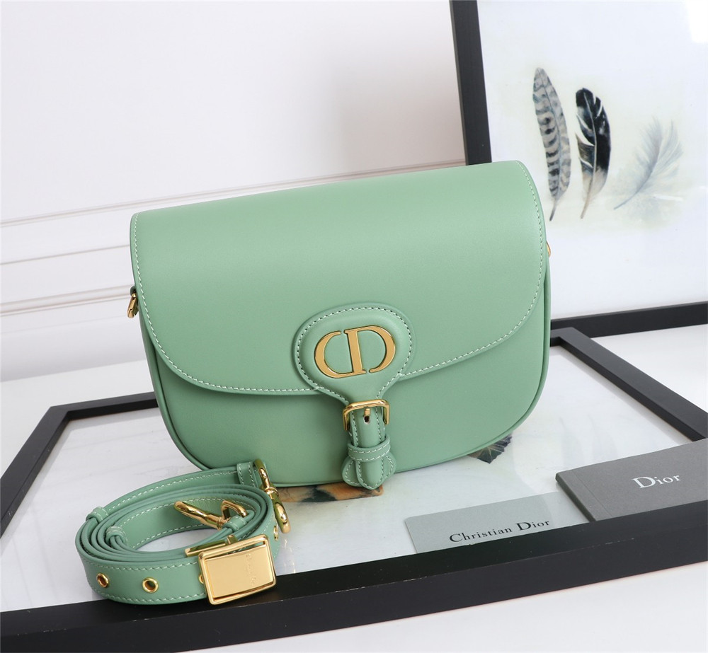 MEDIUM DIOR BOBBY BAG Green Box Calfskin
