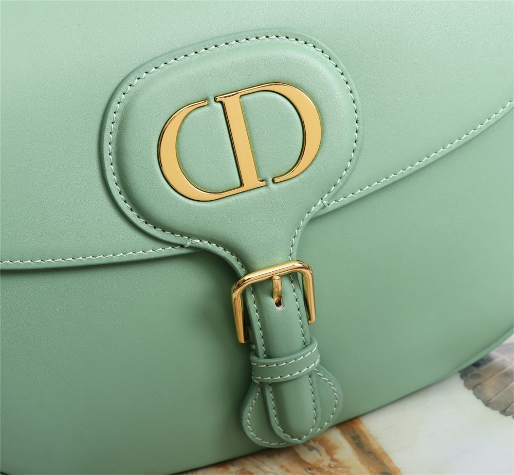 LARGE DIOR BOBBY BAG Green Box Calfskin
