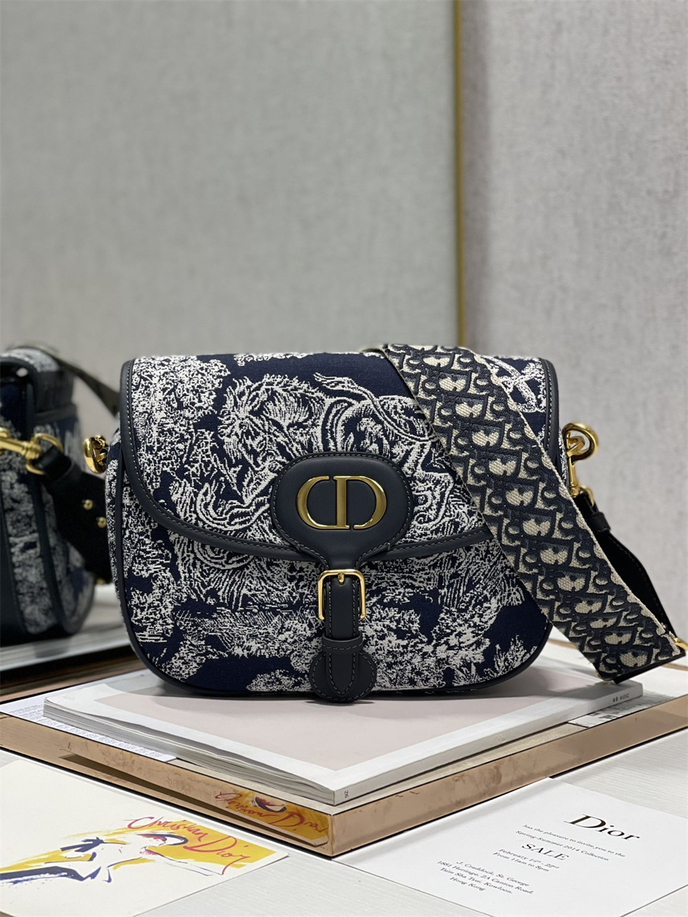 LARGE DIOR BOBBY BAG Oblique