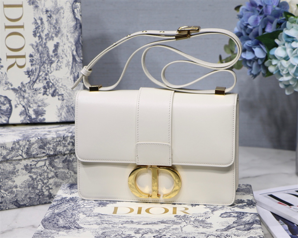 DIOR 30 MONTAIGNE CHAIN BAG WHITE