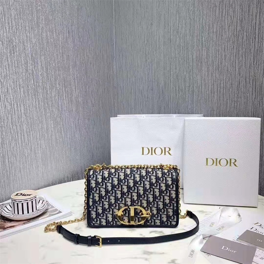 DIOR 30 MONTAIGNE CHAIN BAG Oblique 24x18x8 cm