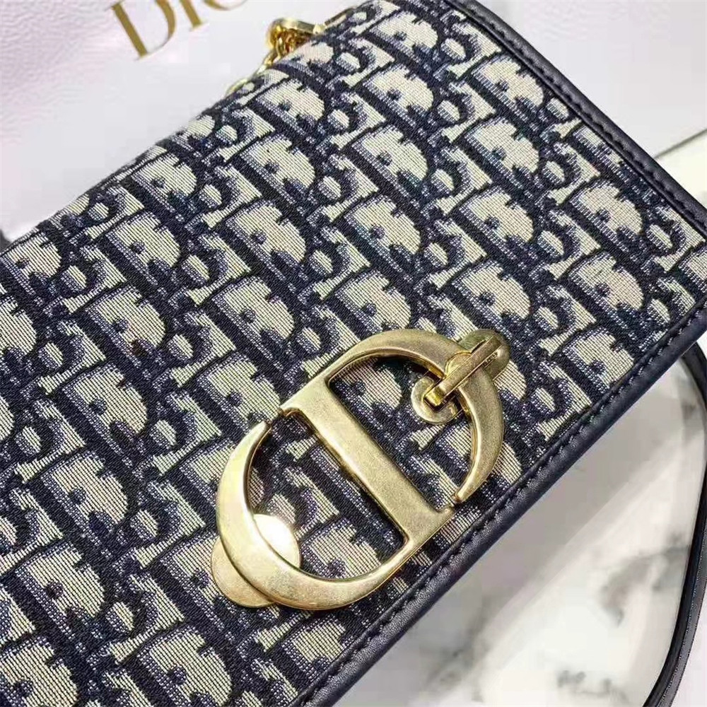 DIOR 30 MONTAIGNE CHAIN BAG Oblique 24x18x8 cm