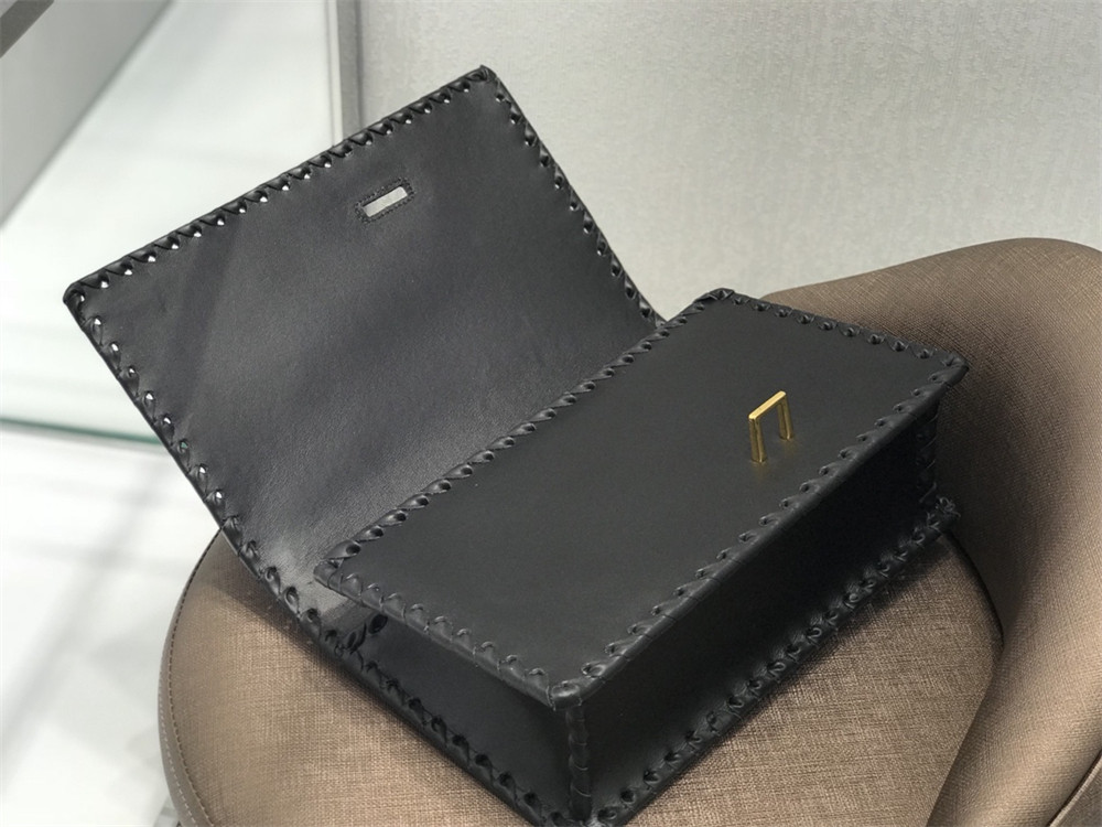 DIOR 30 MONTAIGNE CHAIN BAG BLACK