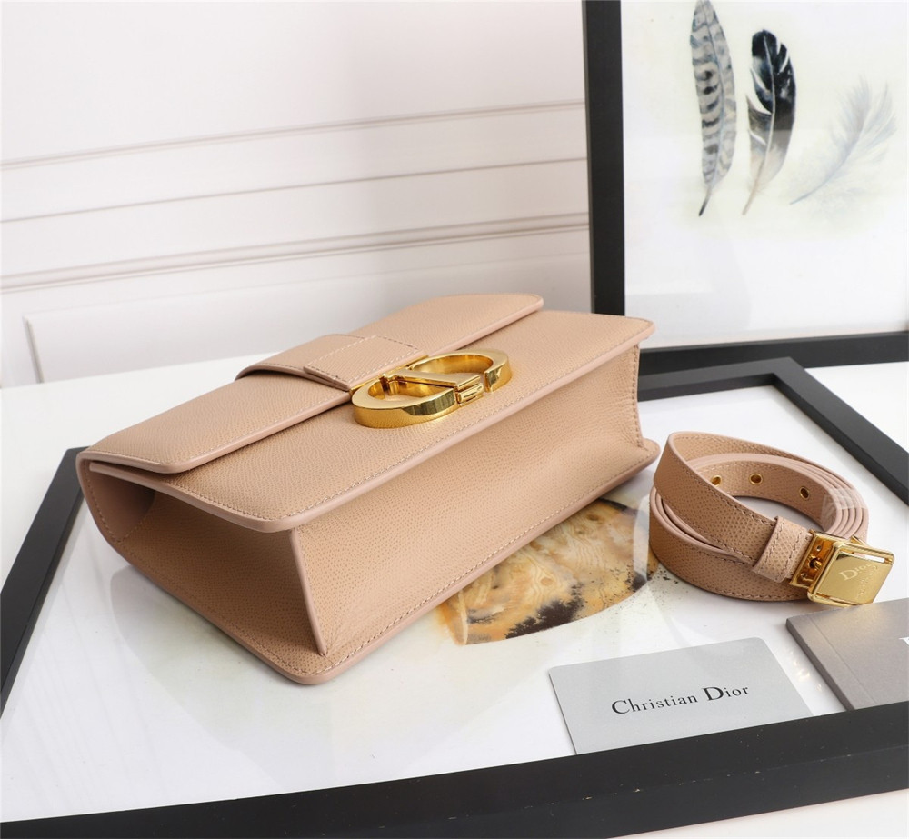 DIOR 30 MONTAIGNE CHAIN BAG Grained Pink