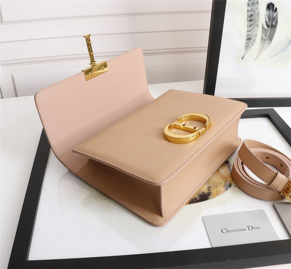 DIOR 30 MONTAIGNE CHAIN BAG Grained Pink