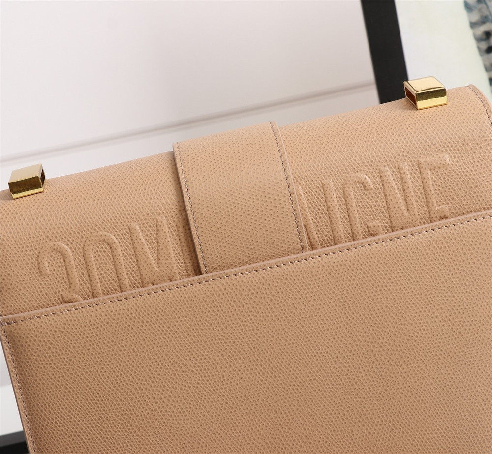 DIOR 30 MONTAIGNE CHAIN BAG Grained Pink