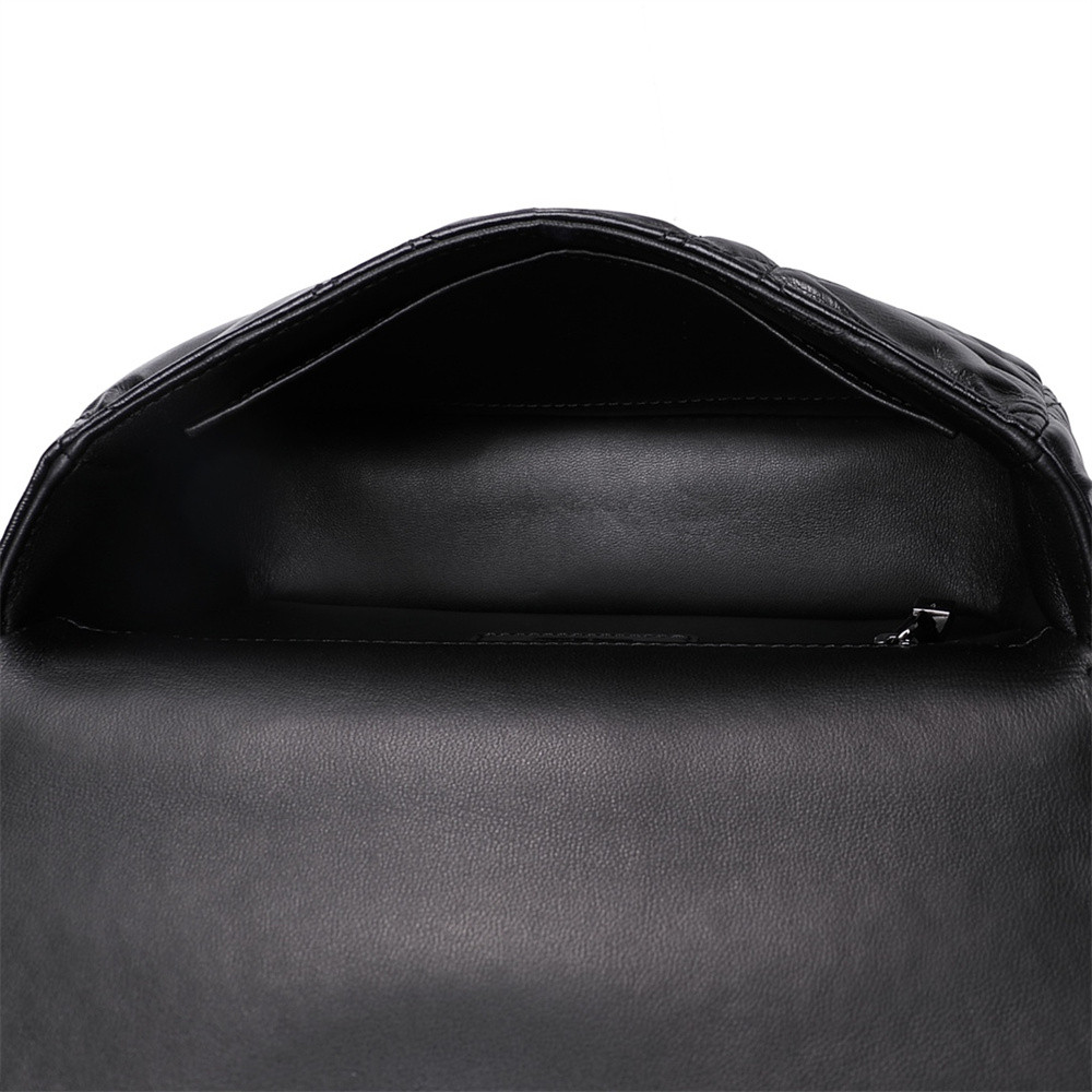 LARGE DIOR CARO BAG Black Supple Cannage Calfskin With Silver Hardware 29 x 18 x 10 cm