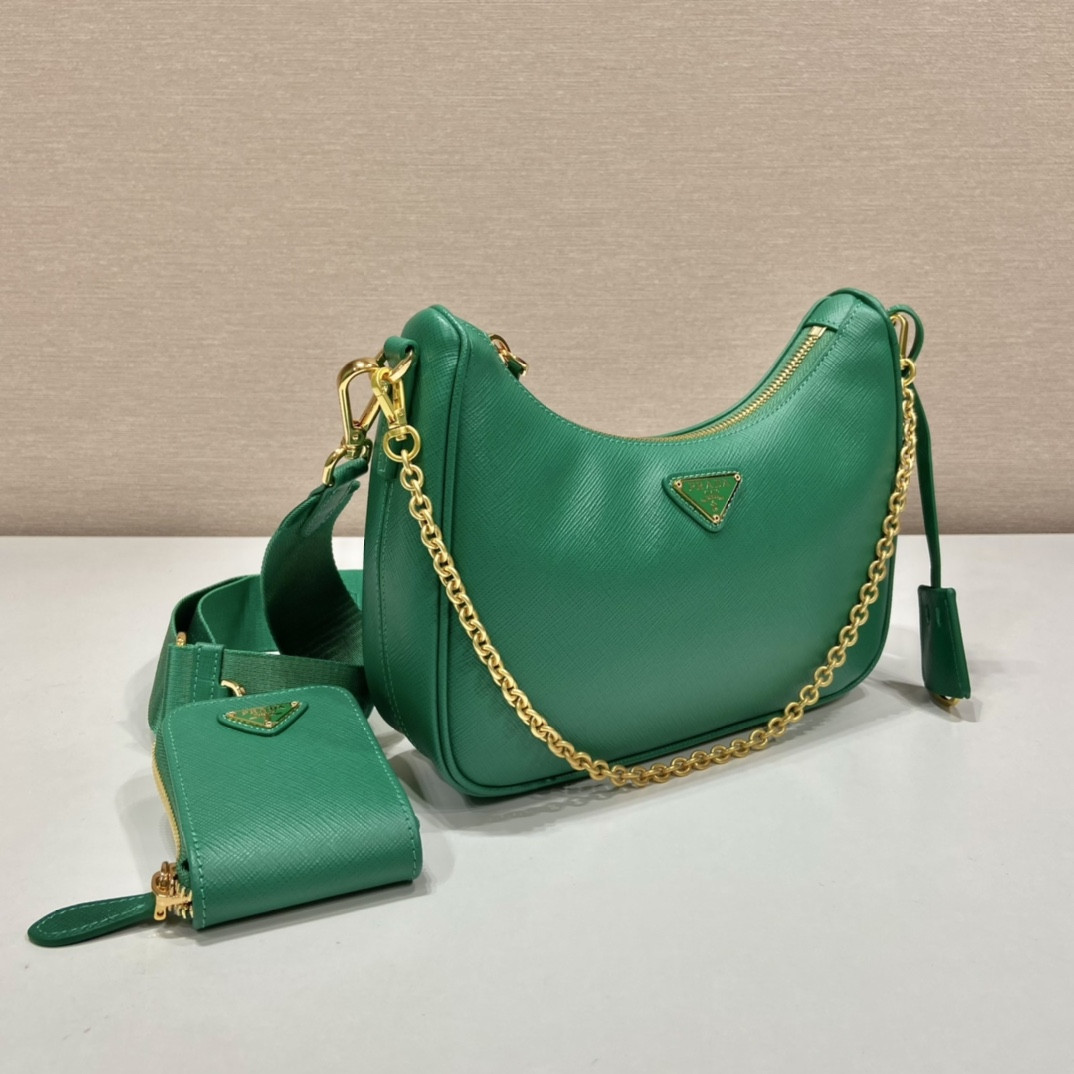 Prada Re-Edition 2005 Saffiano leather bag Green