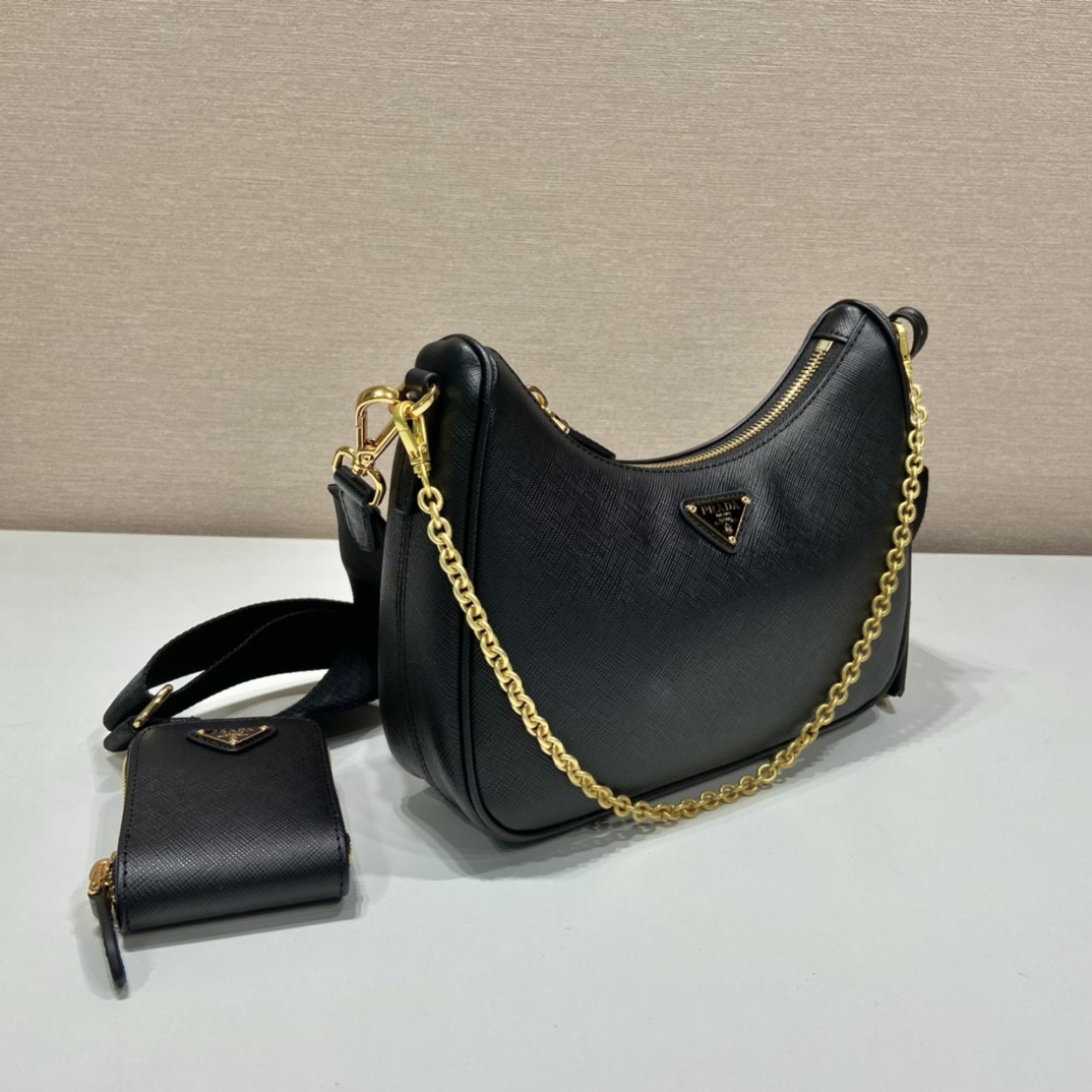 Prada Re-Edition 2005 Saffiano leather bag Black