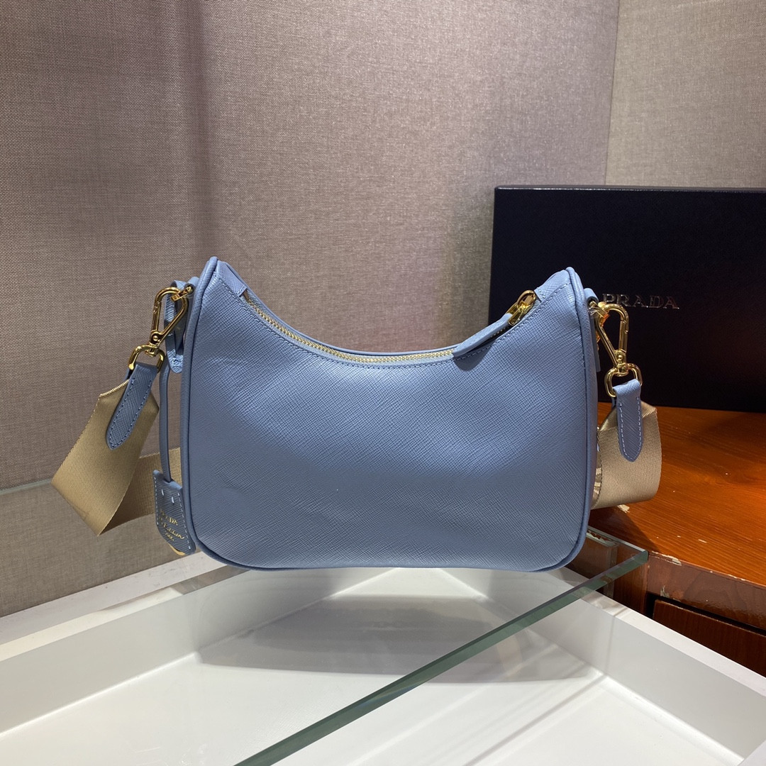 Prada Re-Edition 2005 Saffiano leather bag blue