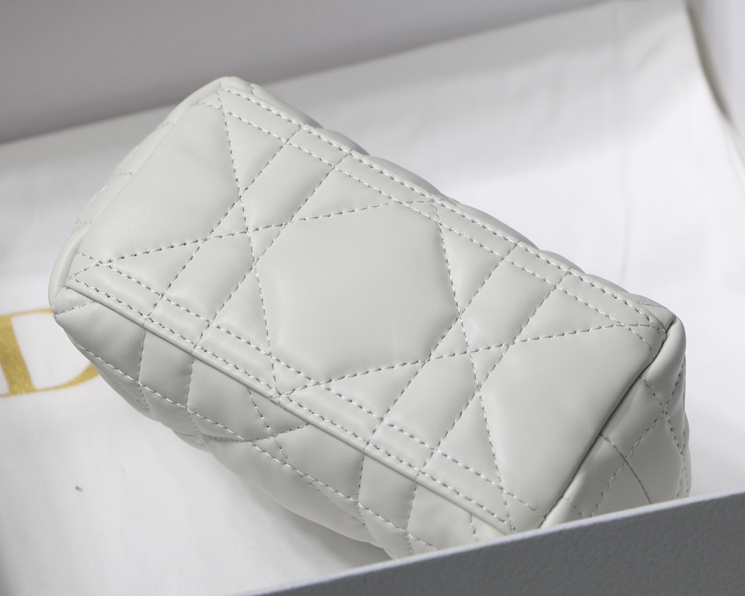 DIOR TRAVEL NOMAD POUCH WHITE