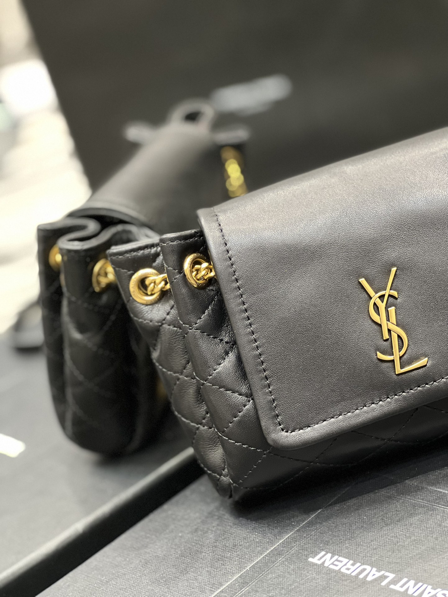 YSL MINI NOLITA BLACK